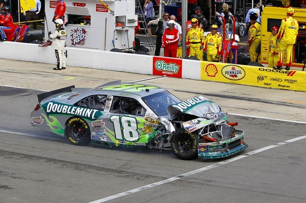 kyle busch crash