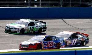 Kyle-Busch-Hamlin-Keselowski-NASCAR-Fontana